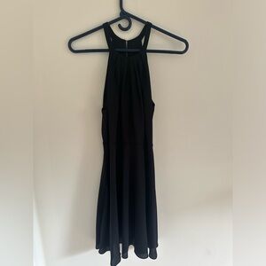 Express black dress high neckline 100% polyester